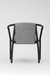 Loop Dining Chair - W: 25.5’’ D: 20’’ H: 30’’ SH: 18’’ / Mild Steel & Upholstery - Outdoor Furniture