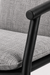 Loop Dining Chair - W: 25.5’’ D: 20’’ H: 30’’ SH: 18’’ / Mild Steel & Upholstery - Outdoor Furniture