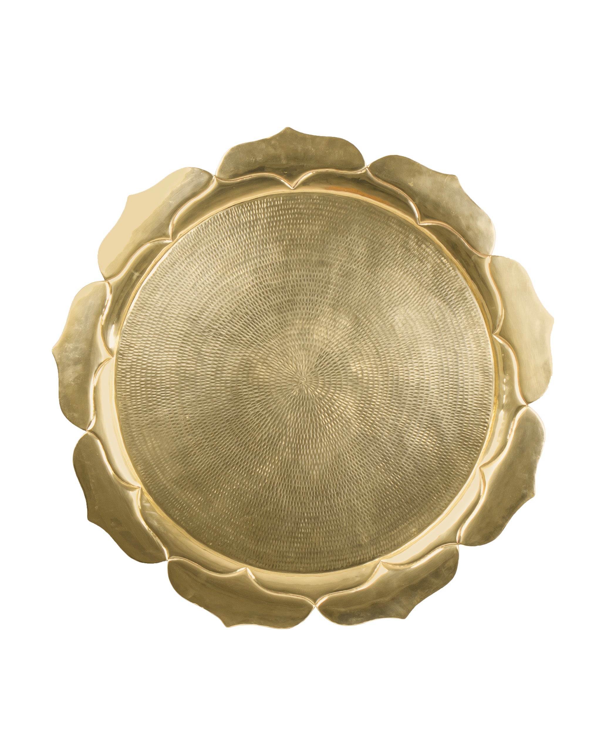 Lotus Coffee Table - Gold / Brass and wood - Indoor Furniture