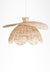 Lotus Pendant Lamp - W: 40’’ H: 20’’ / Brown / Natural Cane