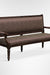 Louis Bench - W: 70’’ D: 24’’ H: 33’’ SH: 18’’ / Walnut / Acacia Wood and Upholstered Fabric - Indoor Furniture