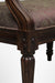 Louis Bench - W: 70’’ D: 24’’ H: 33’’ SH: 18’’ / Walnut / Acacia Wood and Upholstered Fabric - Indoor Furniture
