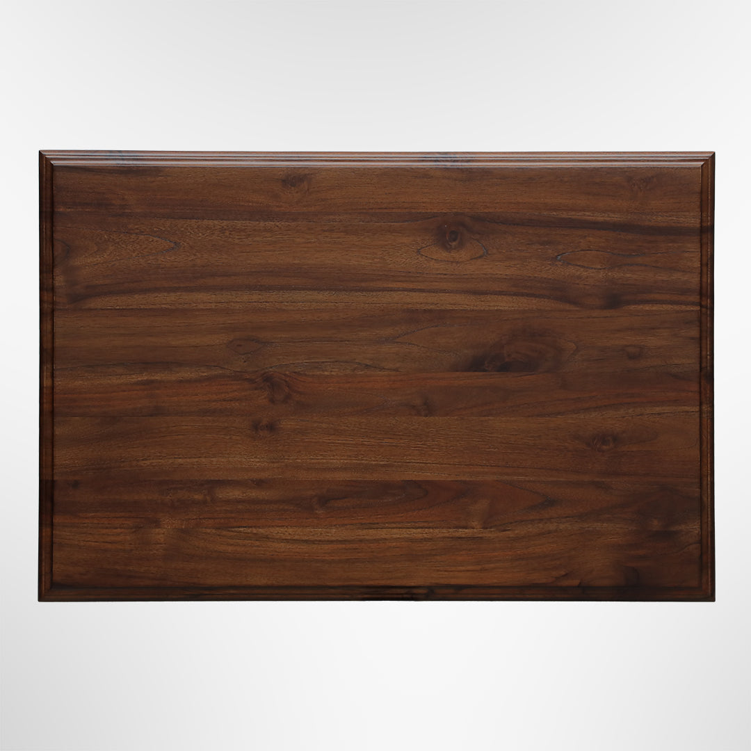 Louis Coffee Table No. 21 - L:36 x W:24 x H:20 In inches / Mango Wood / Walnut - Indoor Furniture