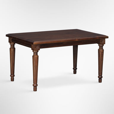 Louis Coffee Table No. 21 - L:36 x W:24 x H:20 In inches / Mango Wood / Walnut - Indoor Furniture