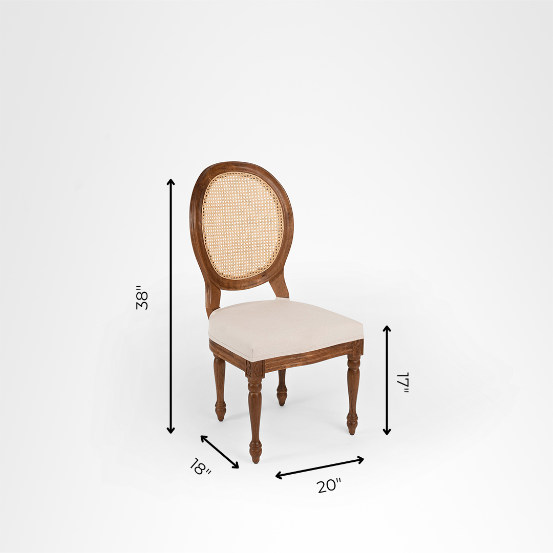 Louis Dining Chair Set Of 2 - Indoor Furniture