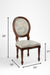 Louis Dining Chair Upholstered Set Of 2 - Indoor Furniture