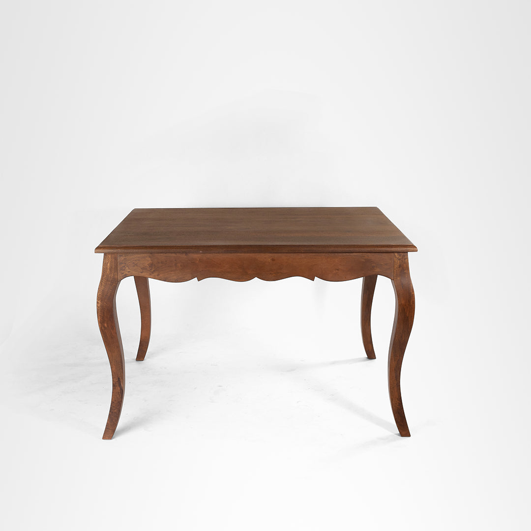 Louis Dining Table No. 3 - L: 47’’ B: 35’’ H: 30.5’’ / Walnut / Acacia Wood - Indoor Furniture