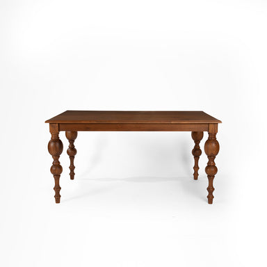 Louis Dining Table No. 7 - L: 78’’ B: 39’’ H: 30’’ / Walnut / Acacia Wood - Indoor Furniture