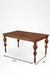 Louis Dining Table No. 7 Set - Table (L: 60’’ B: 36’’ H: 30’’) & Chairs (L: 20’’ B: 18’’ H: 42’’ SH: 17’’) / Walnut