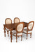 Louis Dining Table No. 7 Set - Table (L: 60’’ B: 36’’ H: 30’’) & Chairs (L: 20’’ B: 18’’ H: 42’’ SH: 17’’) / Walnut