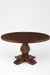Louis Dining Table No. 9 - Walnut / Mango Wood / Dia: 55’’ H: 30’’ - Indoor Furniture