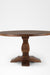 Louis Dining Table No. 9 - Walnut / Mango Wood / Dia: 55’’ H: 30’’ - Indoor Furniture