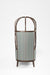 Louis Dome Chair - W: 31 ’ D: 32’’ H: 61’’ / Walnut / Teak Wood, Cane Weaving and Upholstered Fabric - Indoor Furniture