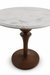 Louis Marble Dining Table - Marble & Teak wood / H: 31’’ × W: 30’’ - Dining Tables