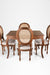 Louis No. 3 Dining Set - Table (L: 47’’ B: 35’’ H: 30.5’’) & Chairs (L: 20’’ B: 18’’ H: 38’’ SH: 17’’) / Walnut