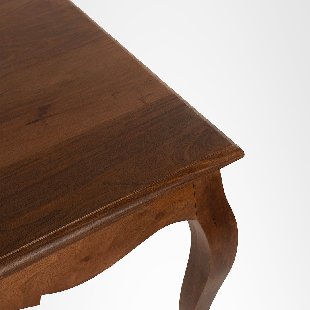 Louis No. 3 Dining Set - Table (L: 47’’ B: 35’’ H: 30.5’’) & Chairs (L: 20’’ B: 18’’ H: 38’’ SH: 17’’) / Walnut