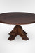 Louis Round Dining Table No. 13 - Walnut / Mango Wood / Dia: 66’’ H: 30’’ - Indoor Furniture