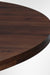 Louis Round Dining Table No. 13 - Walnut / Mango Wood / Dia: 66’’ H: 30’’ - Indoor Furniture