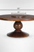 Louis Round Dining Table No. 21 - Walnut / Mango Wood / Dia: 60’’ H: 30’’ - Indoor Furniture