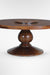 Louis Round Dining Table No. 21 - Walnut / Mango Wood / Dia: 60’’ H: 30’’ - Indoor Furniture