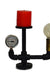 Lower Mount Gauge Pipe Industrial Lamp and Candle Holder