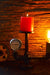 Lower Mount Gauge Pipe Industrial Lamp and Candle Holder
