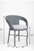 Luma Outdoor Chair Set of 2 - H: 30’’ W: 24’’ D: 24’’ SH: 20’’ / Gray / MS Frame and PVC Weaving - Outdoor Chairs