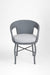 Luma Outdoor Set - Chair: W: 24’’ D: 24’’ H: 30’’ SH: 20’’ Table: 30’’ H: 30’’ / MS Frame and PVC Weaving - Outdoor