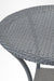 Luma Outdoor Set - Chair: W: 24’’ D: 24’’ H: 30’’ SH: 20’’ Table: 30’’ H: 30’’ / MS Frame and PVC Weaving - Outdoor
