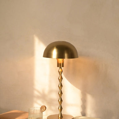 Lumo Table Lamp - L:9 x W:9 x H:21 In inches / Metal - Lighting