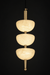 Luna Pendant Lamp - Mild Steel & Alabaster / H: 20.5’’ × W: 4.5’’ - Lighting