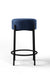 Lusso Bar Stool - L:20’’ x B:20’’ x H:30’’ and Seat Height: 30’’ In Inches / Passion 2420 Velvet Ply & Foam Upholstery