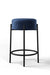 Lusso Bar Stool - L:20’’ x B:20’’ x H:30’’ and Seat Height: 30’’ In Inches / Passion 2420 Velvet Ply & Foam Upholstery