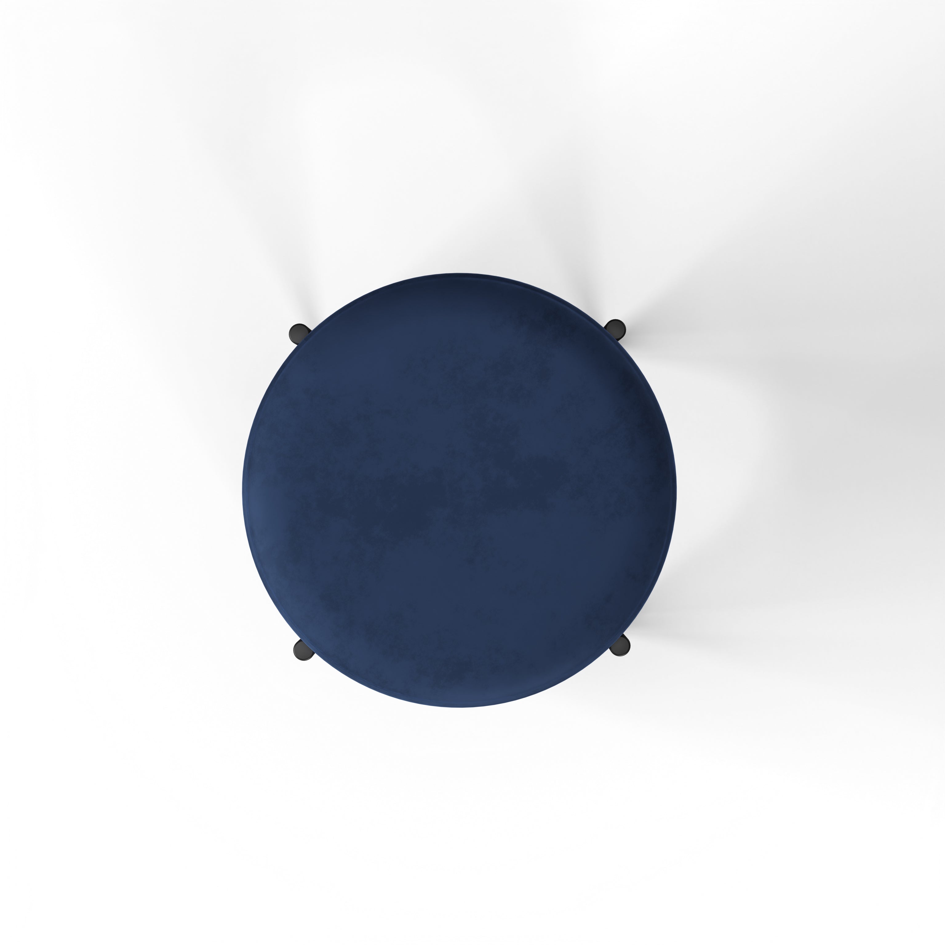 Lusso Bar Stool - L:20’’ x B:20’’ x H:30’’ and Seat Height: 30’’ In Inches / Passion 2420 Velvet Ply & Foam Upholstery