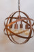 light luxury hotel restaurant copper shade bulbs