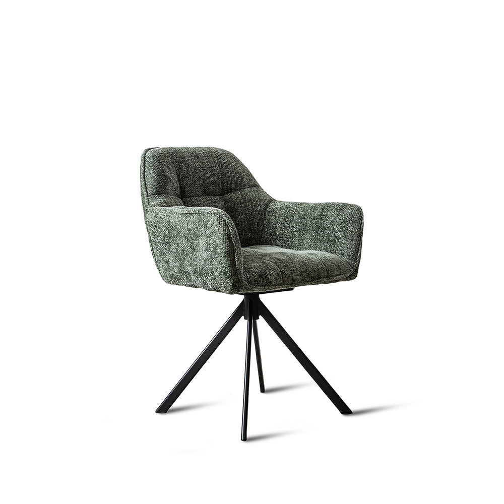 Lynk Chair - Mild Steel and Upholstery / CM: - L:- 57 x W:- 59 x H:- 83 - Indoor Furniture
