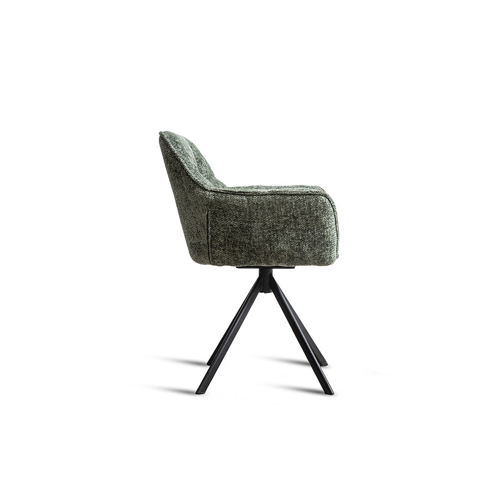 Lynk Chair - Mild Steel and Upholstery / CM: - L:- 57 x W:- 59 x H:- 83 - Indoor Furniture