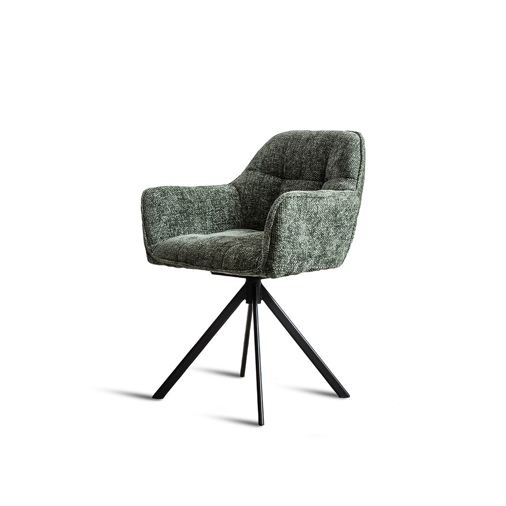 Lynk Chair - Mild Steel and Upholstery / CM: - L:- 57 x W:- 59 x H:- 83 - Indoor Furniture