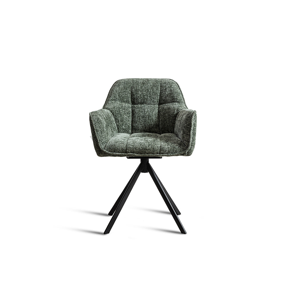 Lynk Chair - Mild Steel and Upholstery / CM: - L:- 57 x W:- 59 x H:- 83 - Indoor Furniture