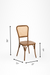 Lyon Chair Set Of 2 - W: 17’’ D: 17’’ SH: 17’’ TH: 35’’ / Brown / Mild Steel - Outdoor Furniture