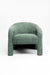 Lysa Lounge Chair 33 - Green / Wood and Upholstery / CM - L:- 76 x W:- 76 x H:- 76 - Indoor Furniture