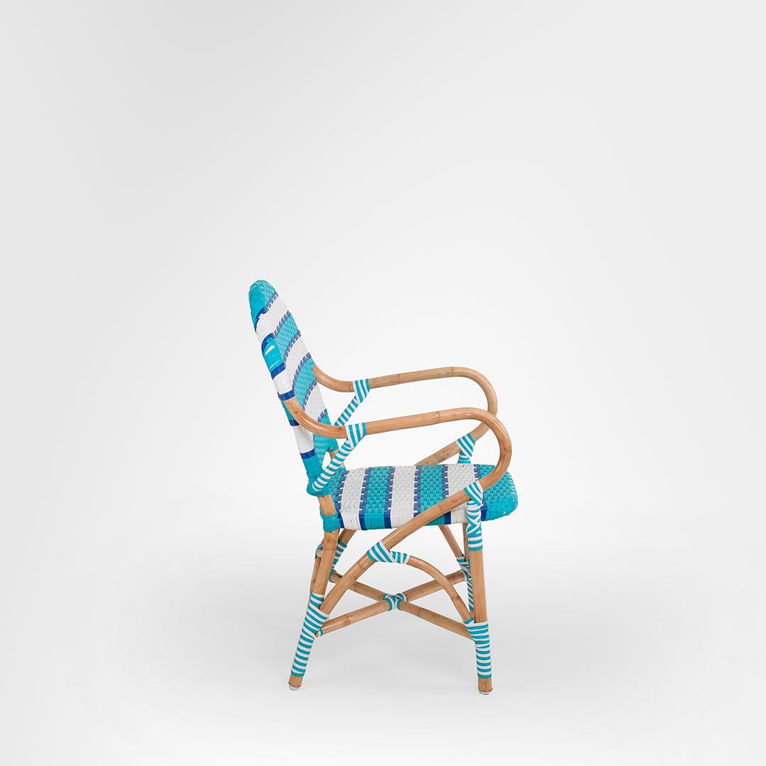 M Popsicle Cane Chair With Arms