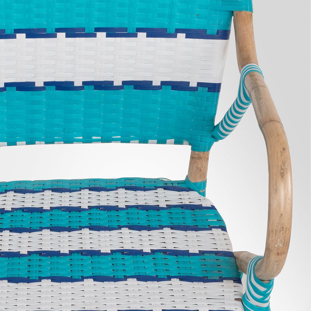 M Popsicle Cane Chair With Arms