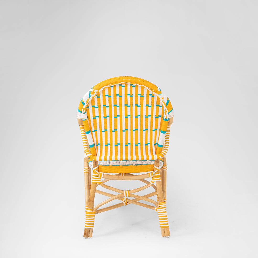M Popsicle Cane Chair With Arms