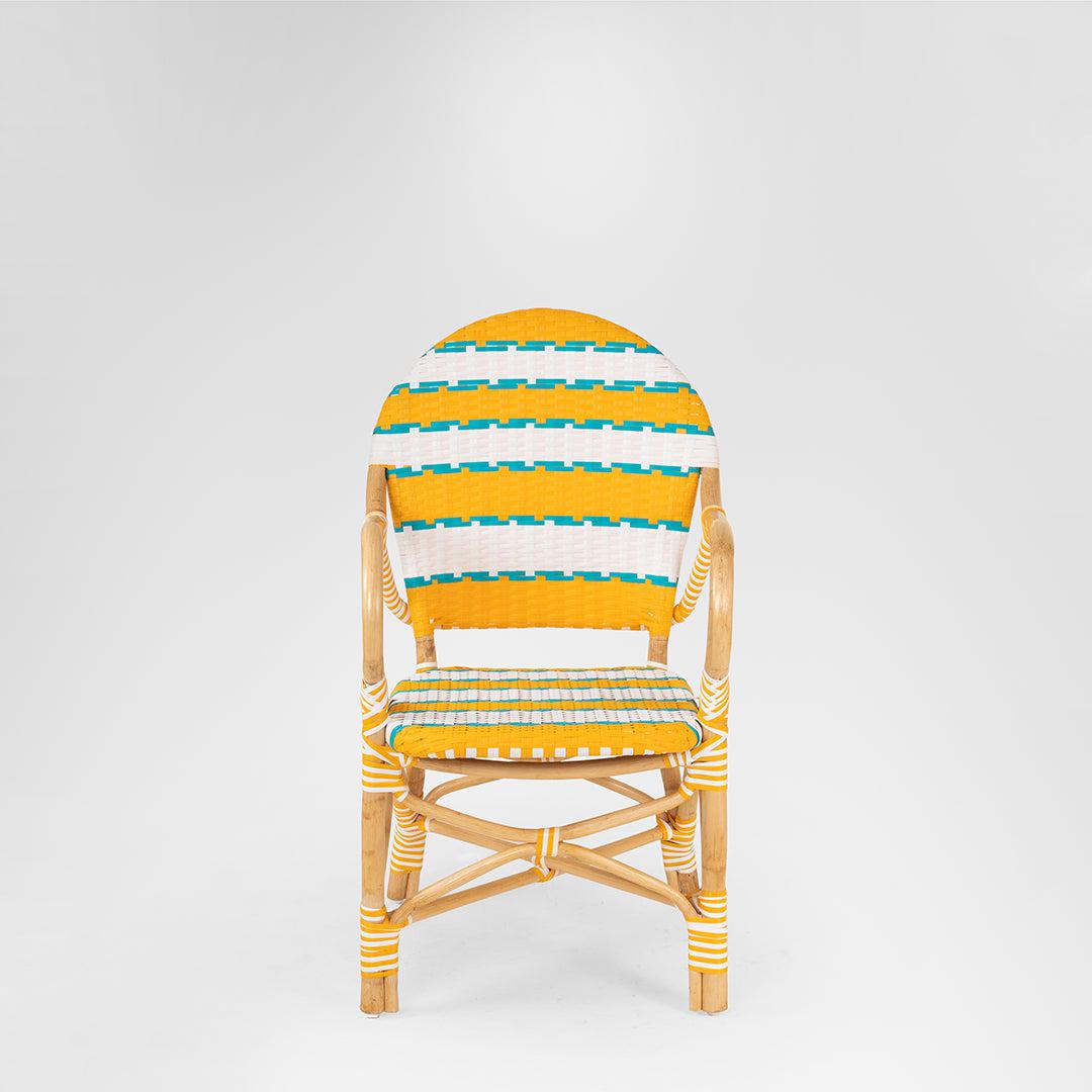 M Popsicle Cane Chair With Arms