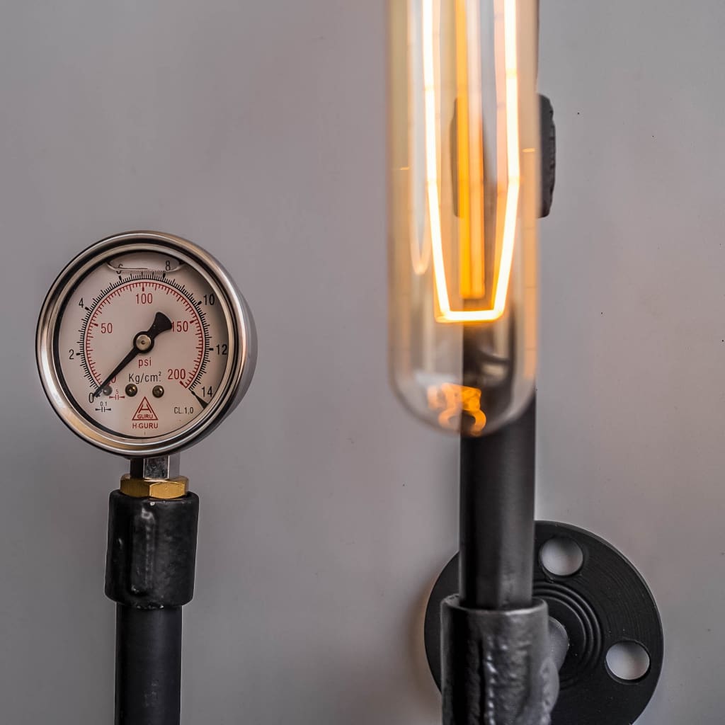 Machine Age Industrial 2-Light Wall Sconce