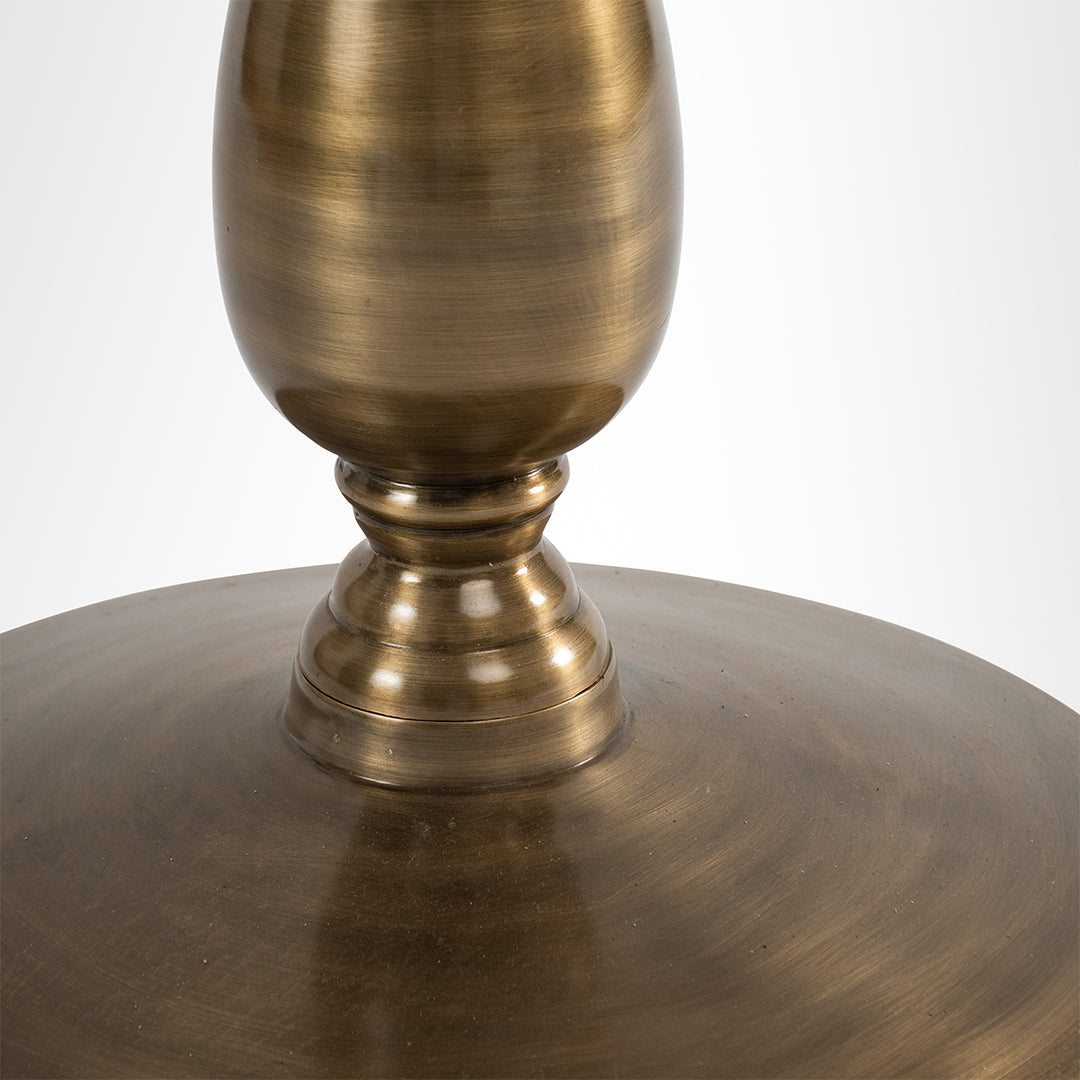 Magnolia Table Base - Dia: 30’’ H: 30’’ / Cast Aluminium / Antique Brass - Outdoor Furniture
