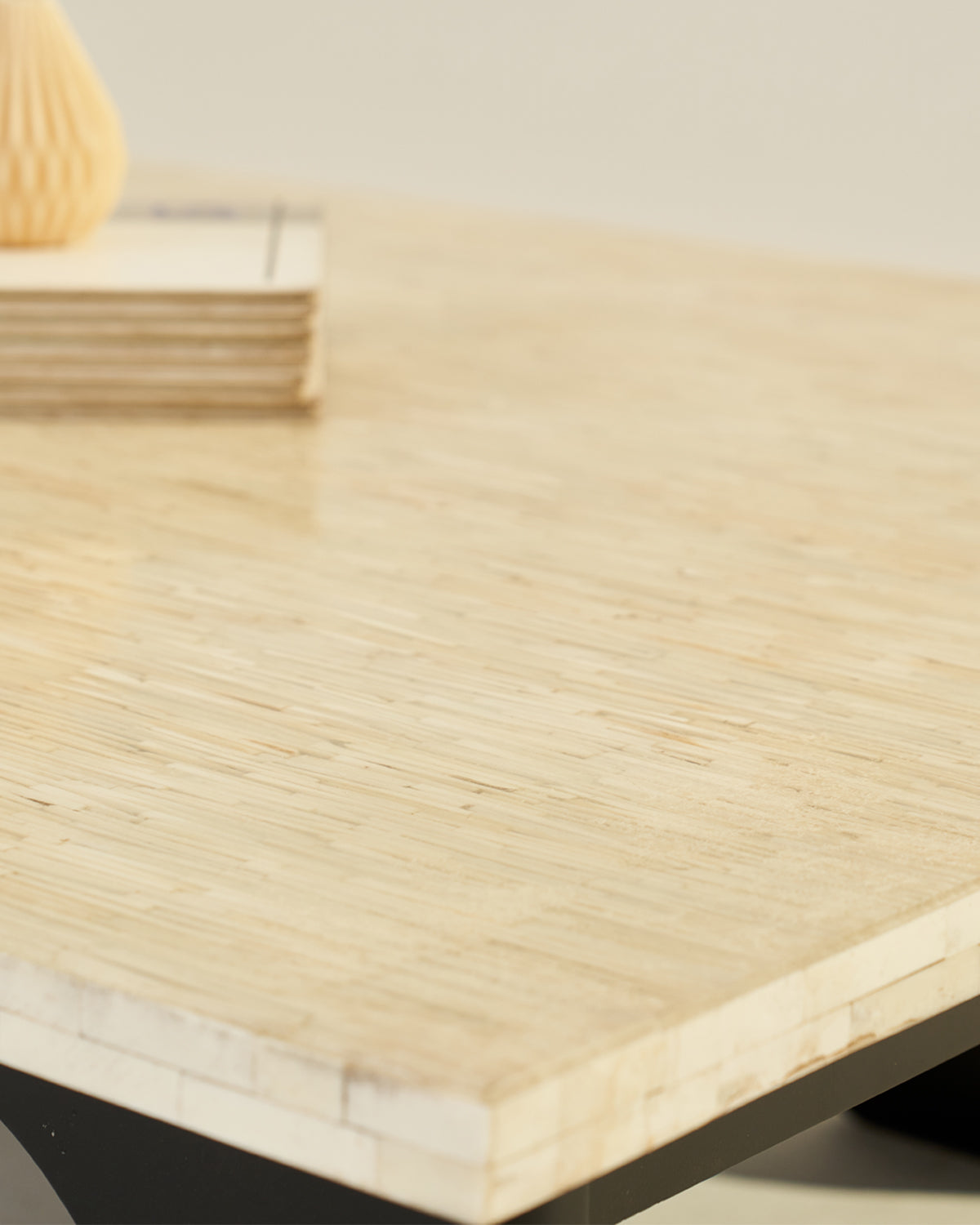 Mammoth Coffee Table - Ivory / Bone Inlay / 128L X 102W X 42H In Cms - Indoor Furniture
