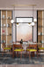 Manhattan Dining Chair - Harvest Sheesham Frame; Sarom Brittany 910 Ply & Foam Upholstery Seat / L:19’’ x B:20.5’’ x