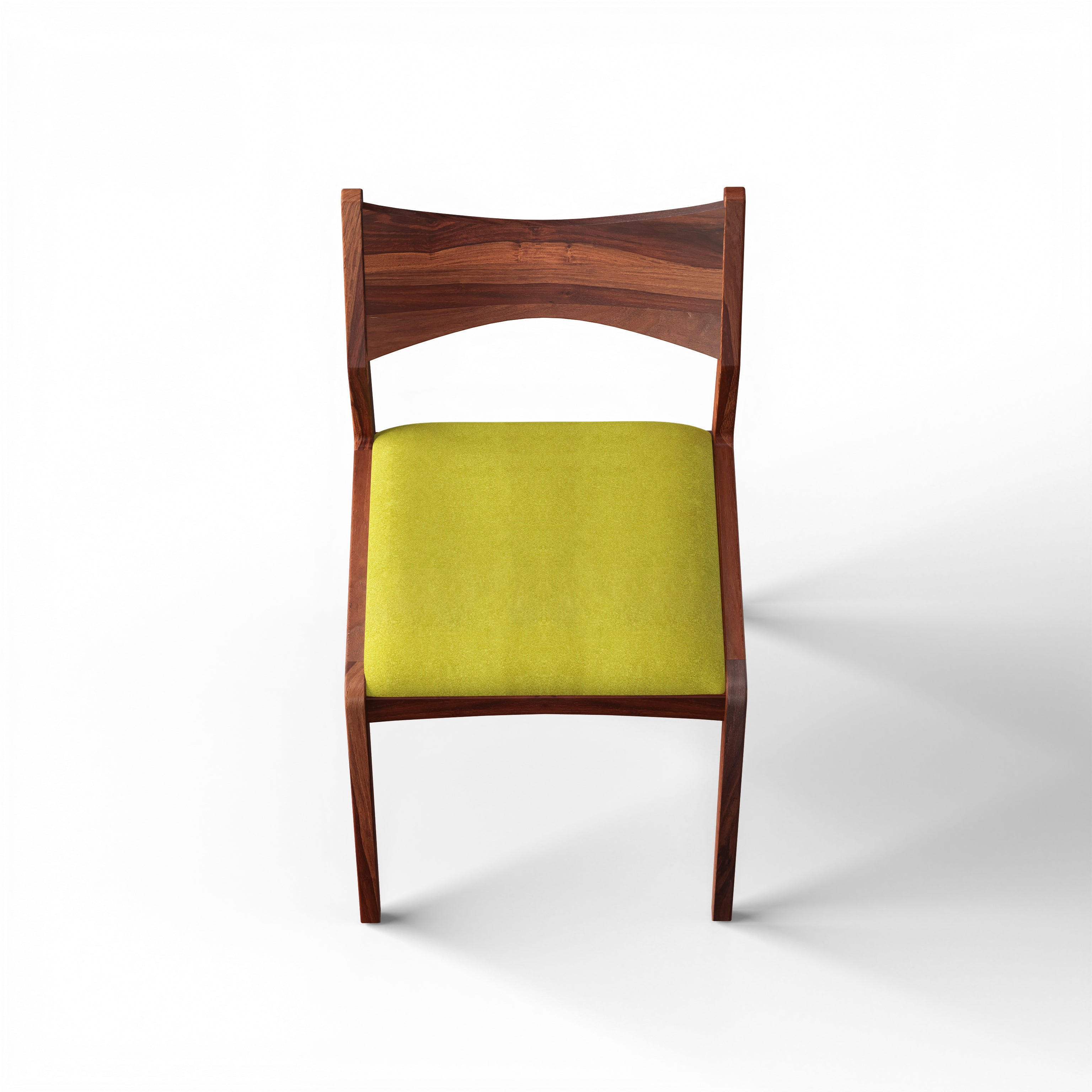 Manhattan Dining Chair - Harvest Sheesham Frame; Sarom Brittany 910 Ply & Foam Upholstery Seat / L:19’’ x B:20.5’’ x